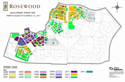 Development Permit Map - Issued up to March 19, 2014